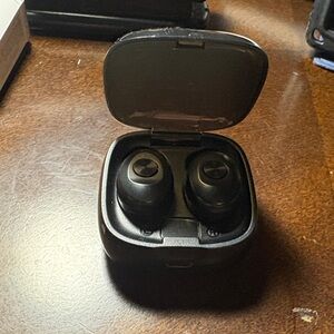 Black Earbud Headphones